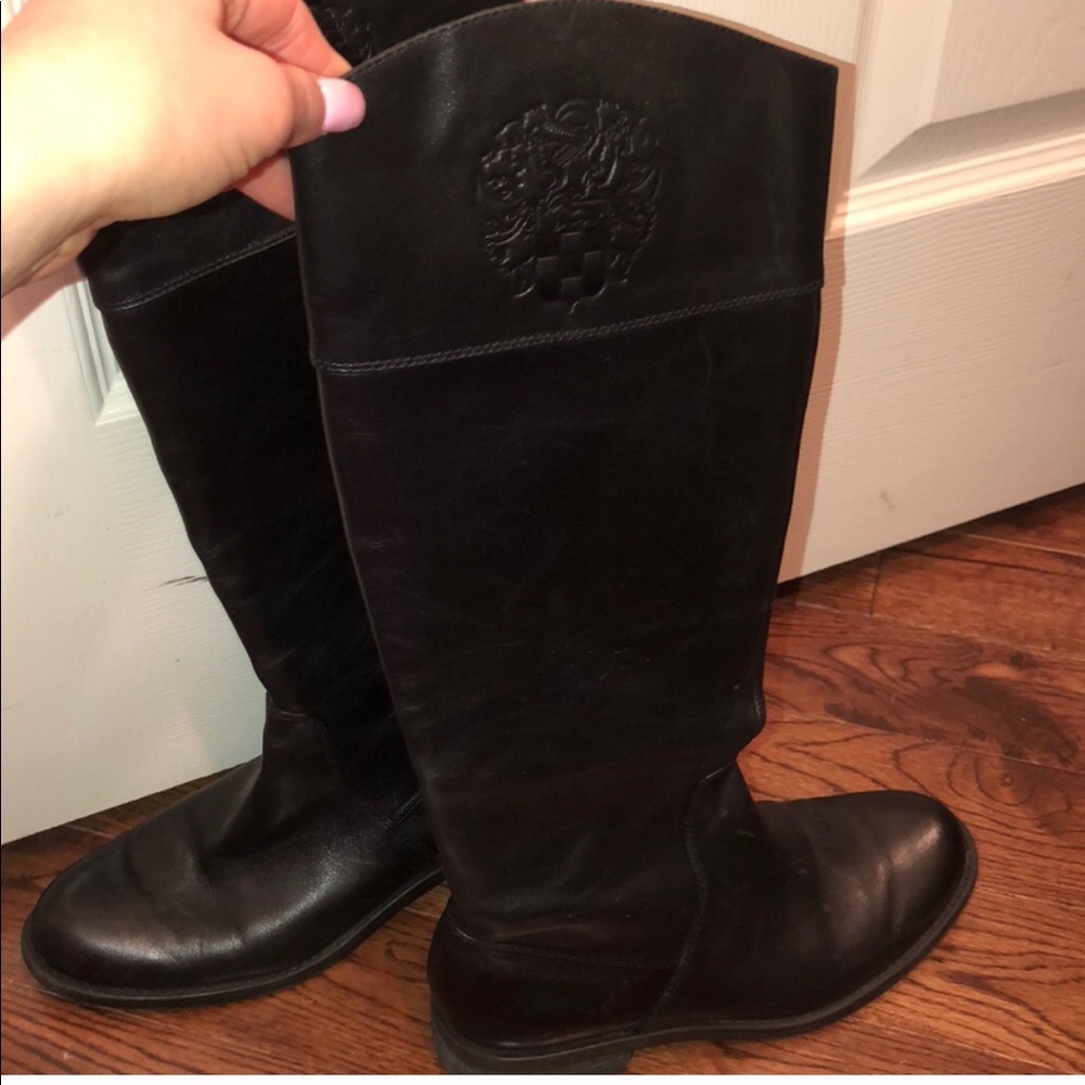 Vince Camuto leather riding boots